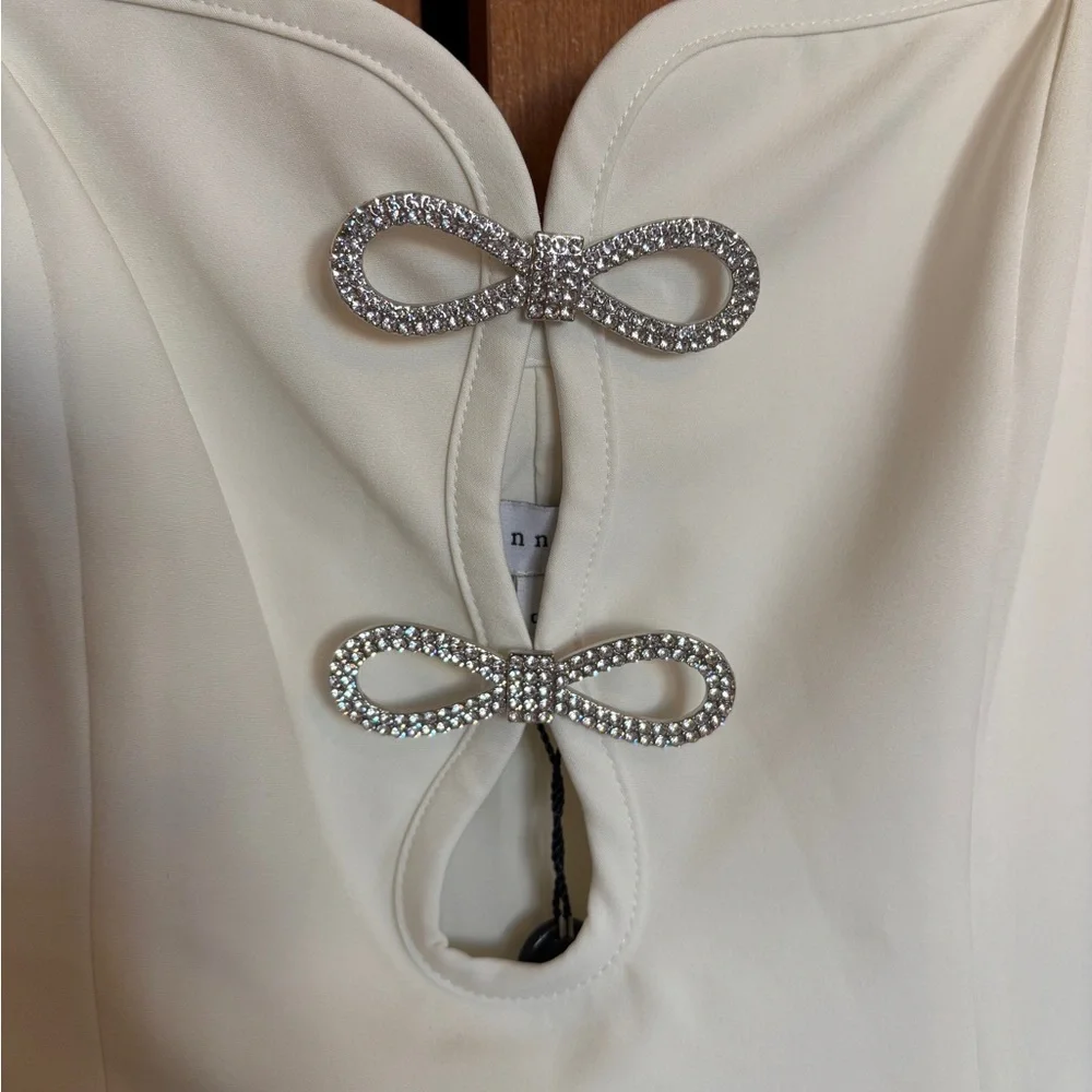 Gianni Bini Cream Mini Dress - Picture 4 of 6